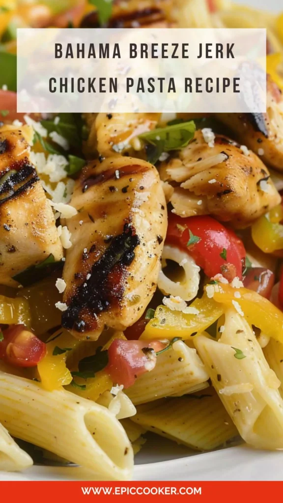 Bahama Breeze Jerk Chicken Pasta recipe