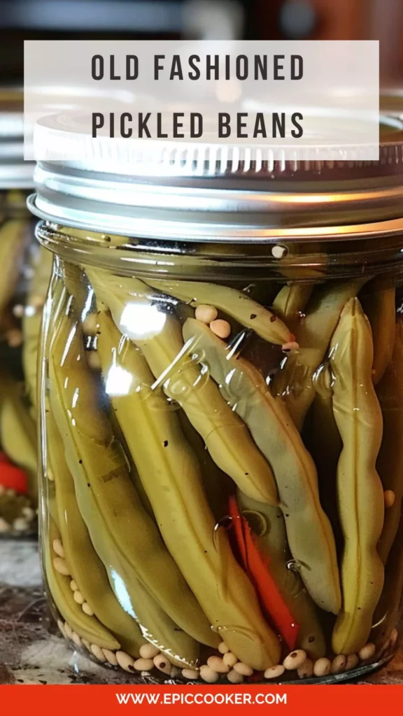 old fashioned pickled beans