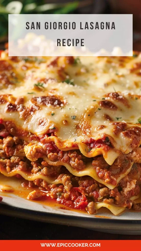 san giorgio lasagna recipe