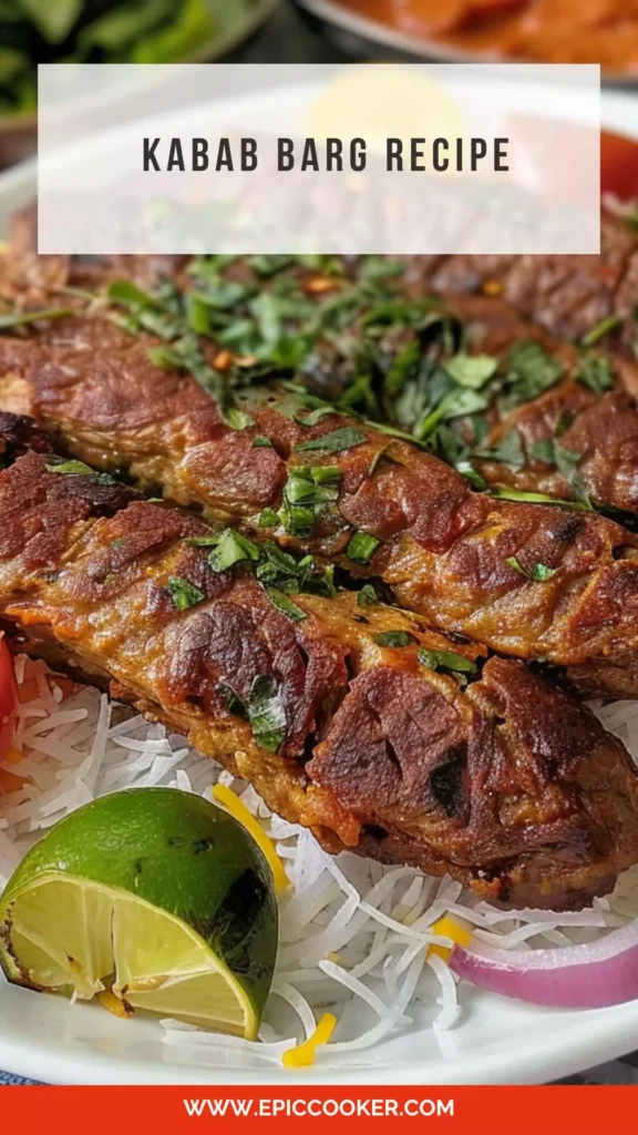 kabab barg recipe