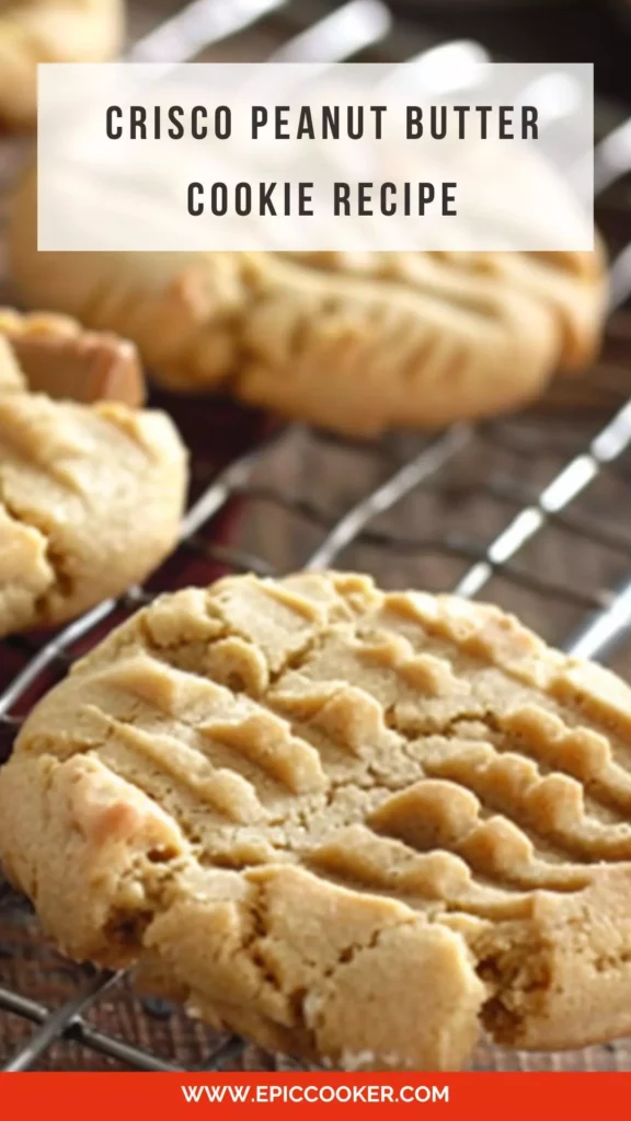 crisco peanut butter cookie recipe