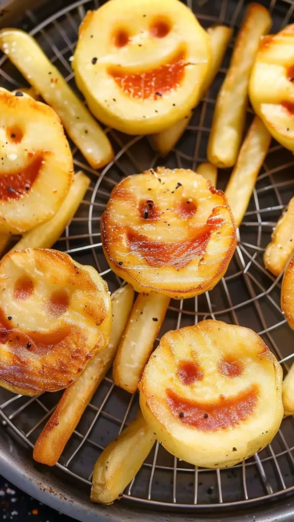 smiley face fries  