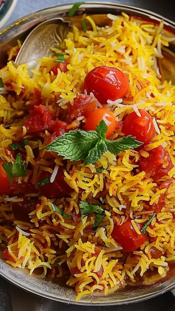 persian tomato rice  