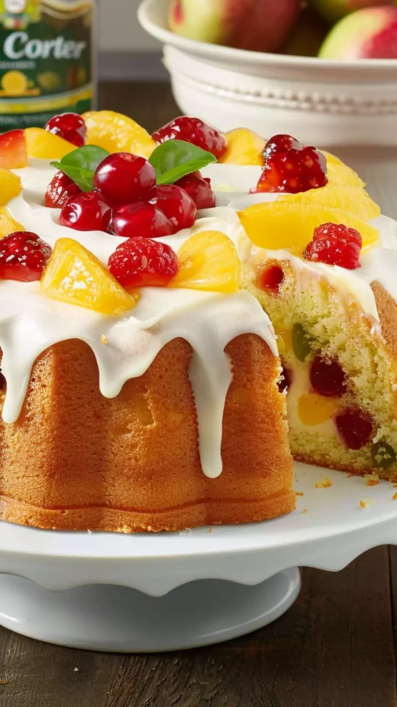 Del Monte Fruit Cocktail Cake  