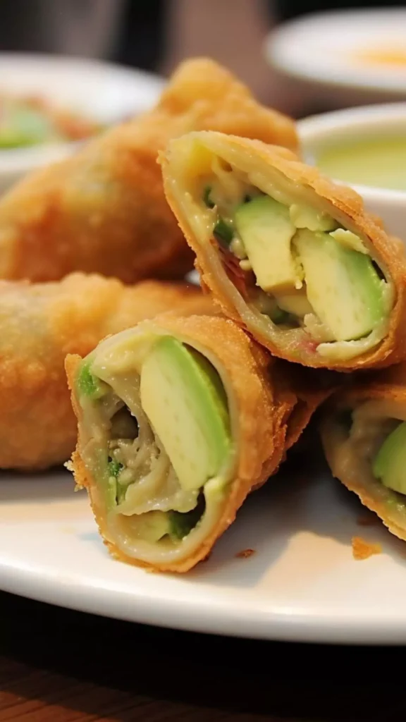 california pizza kitchen avocado egg rolls  