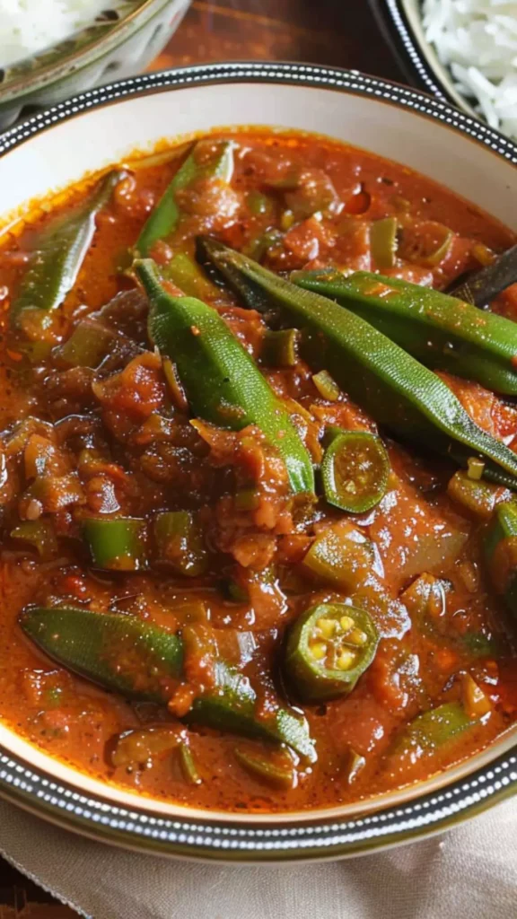 persian okra stew  