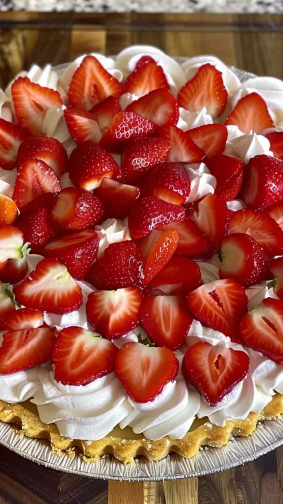 strawberry dream whip pie  