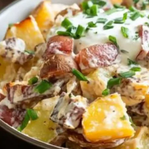 Baked Potato Salad With Greek Yogurt