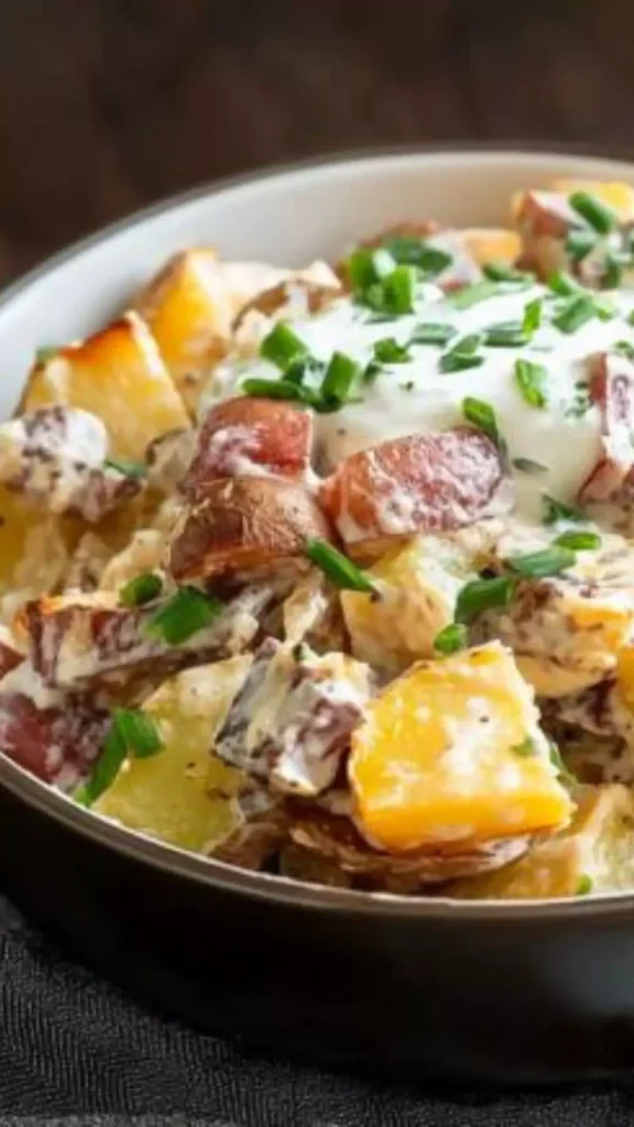 Baked Potato Salad With Greek Yogurt
