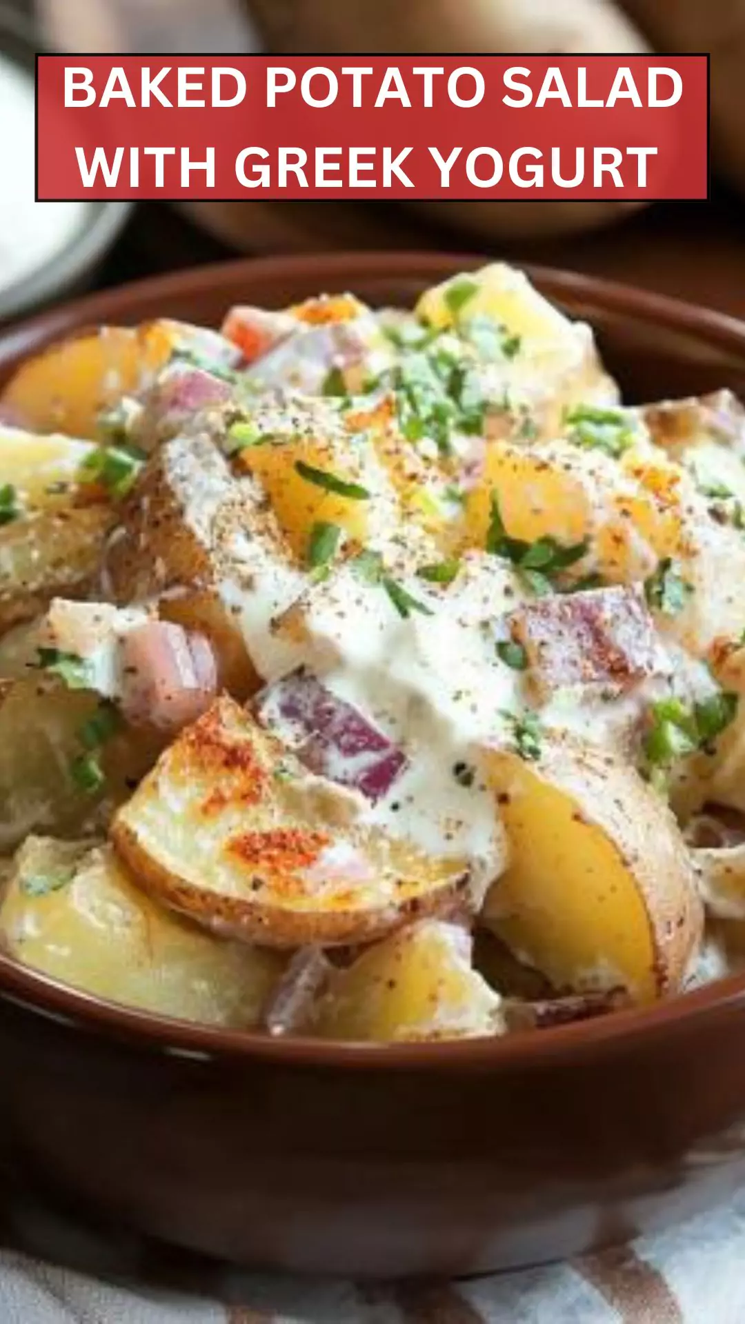 Best Baked Potato Salad With Greek Yogurt