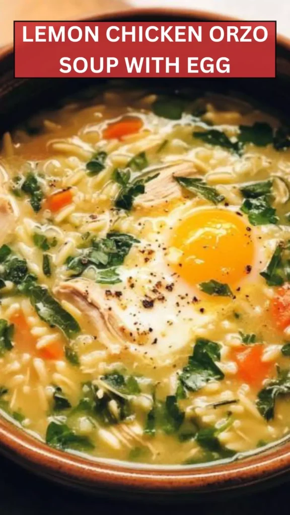 Best Iemon Chicken Orzo Soup With Egg
