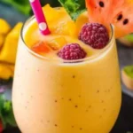 Best Tropical fruit smoothie with milk