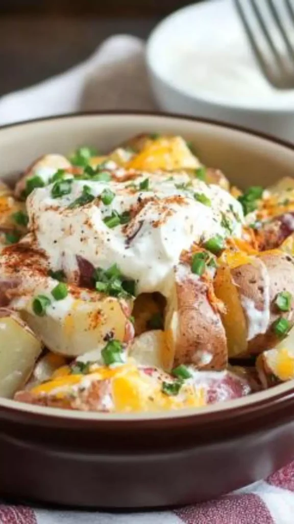 Easy Baked Potato Salad With Greek Yogurt