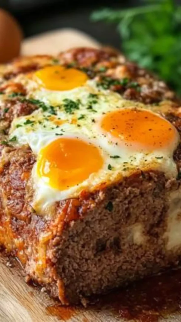 Hungarian Meatloaf With Egg
