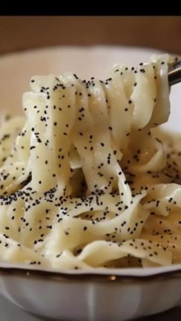 Poppy seed noodles
