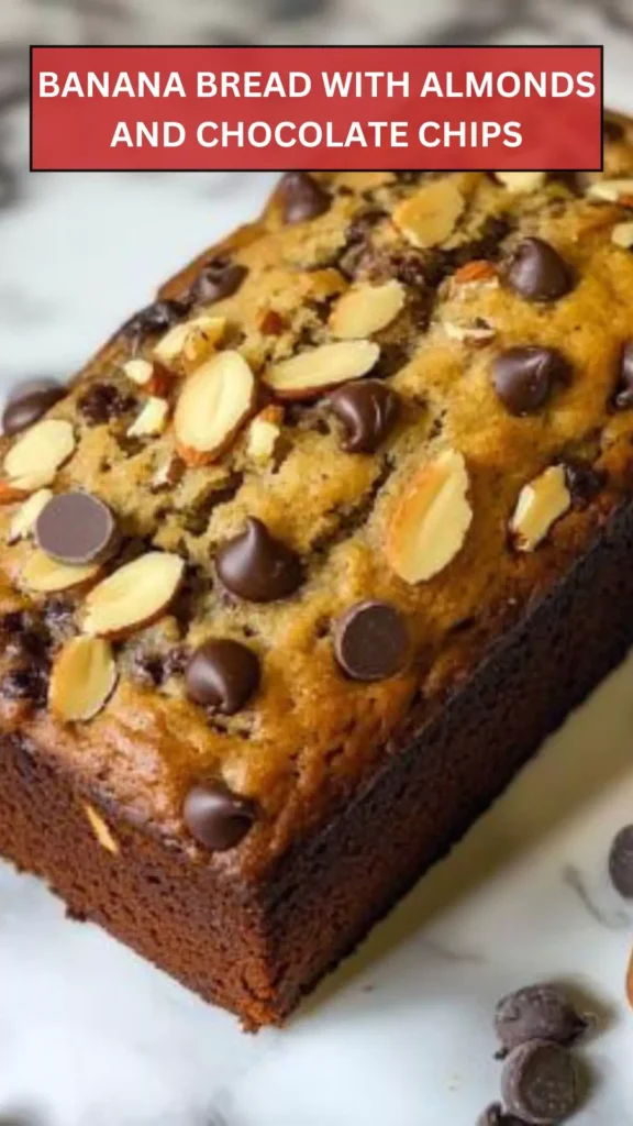 Best Banana Bread With Almonds And Chocolate Chips
