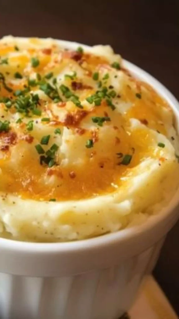 Easy Cheesy Mashed Potatoes Recipe
