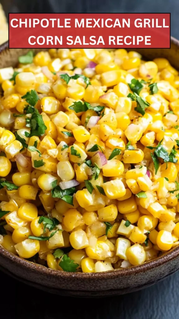 Best Chipotle Mexican Grill Corn Salsa Recipe
