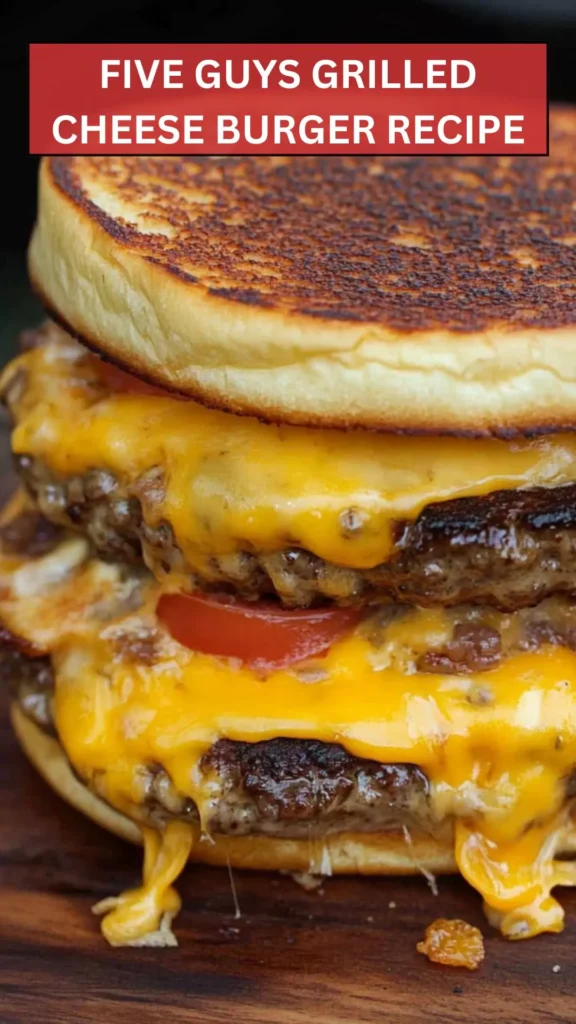 Best Five Guys Grilled Cheese Burger Recipe
