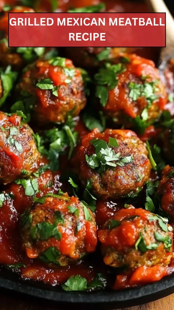 Best Grilled Mexican Meatball Recipe
