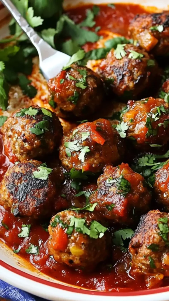 Easy Grilled Mexican Meatball Recipe
