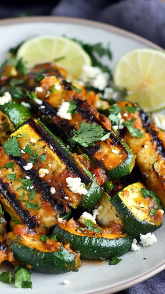 Easy Grilled Mexican Zucchini Recipe
