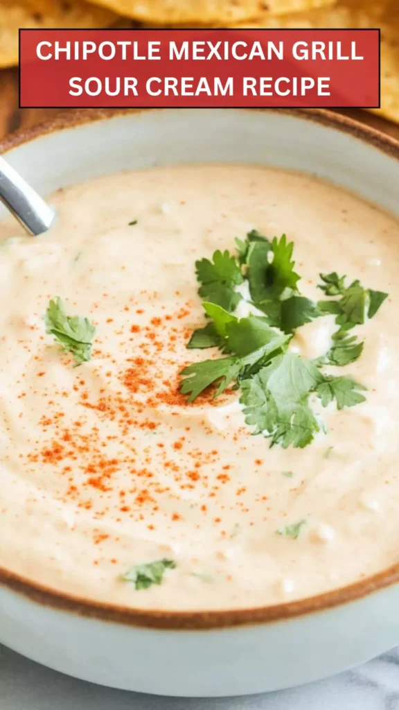 Best Chipotle Mexican Grill Sour Cream Recipe
