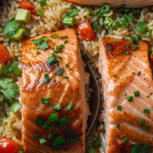 How to make Quick One Pot Salmon And Rice Recipe