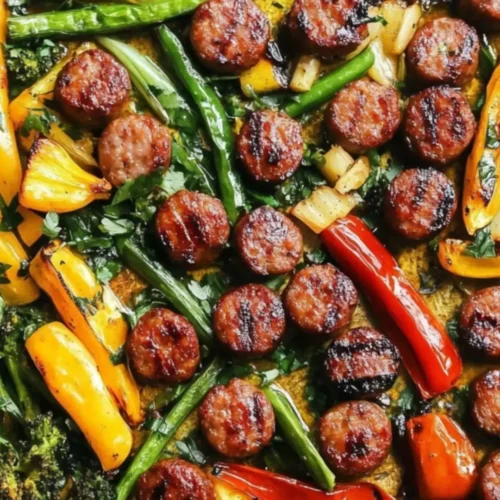 Easy Sheet Pan Sausage And Veggies Recipe