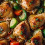 hit run baked chicken and veggies recipe