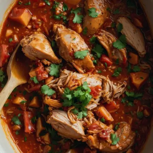 How to make Crockpot Salsa Chicken Recipe