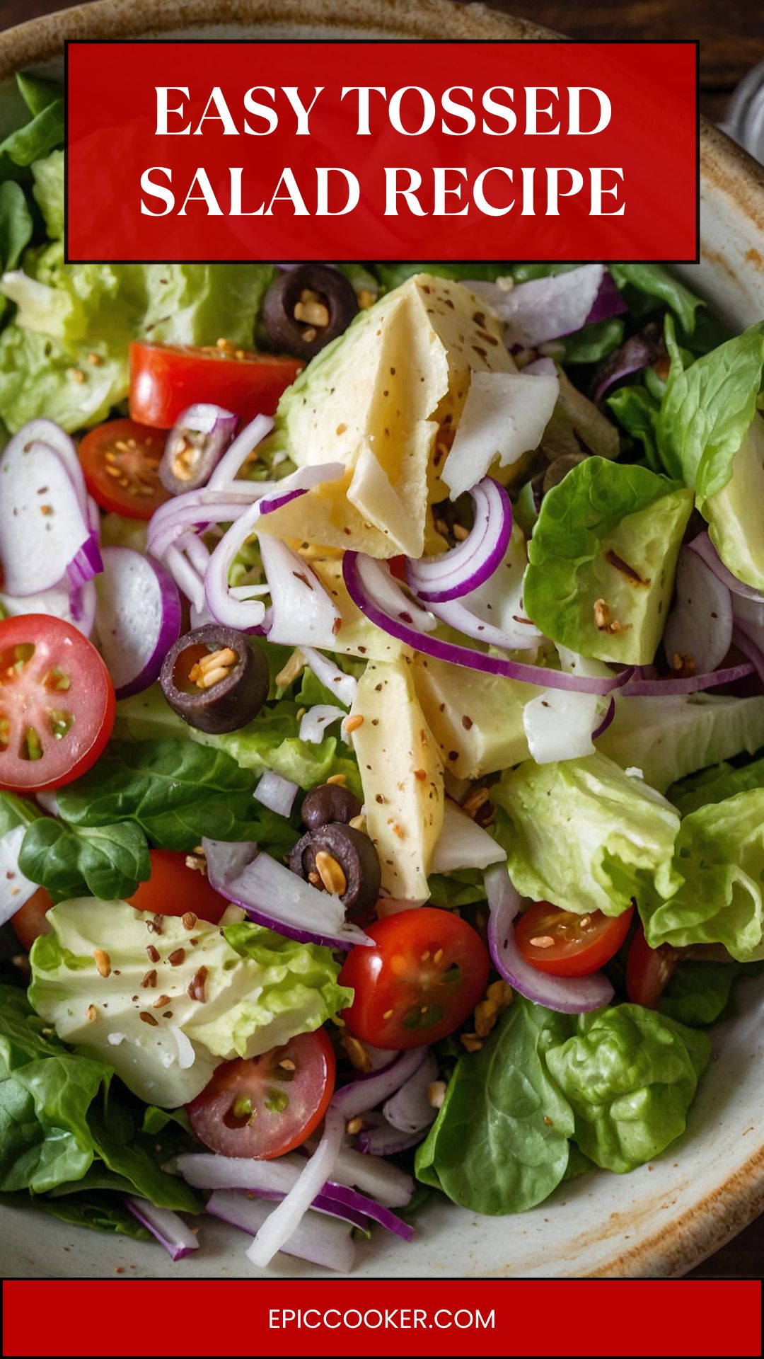 Easy Tossed Salad Recipe