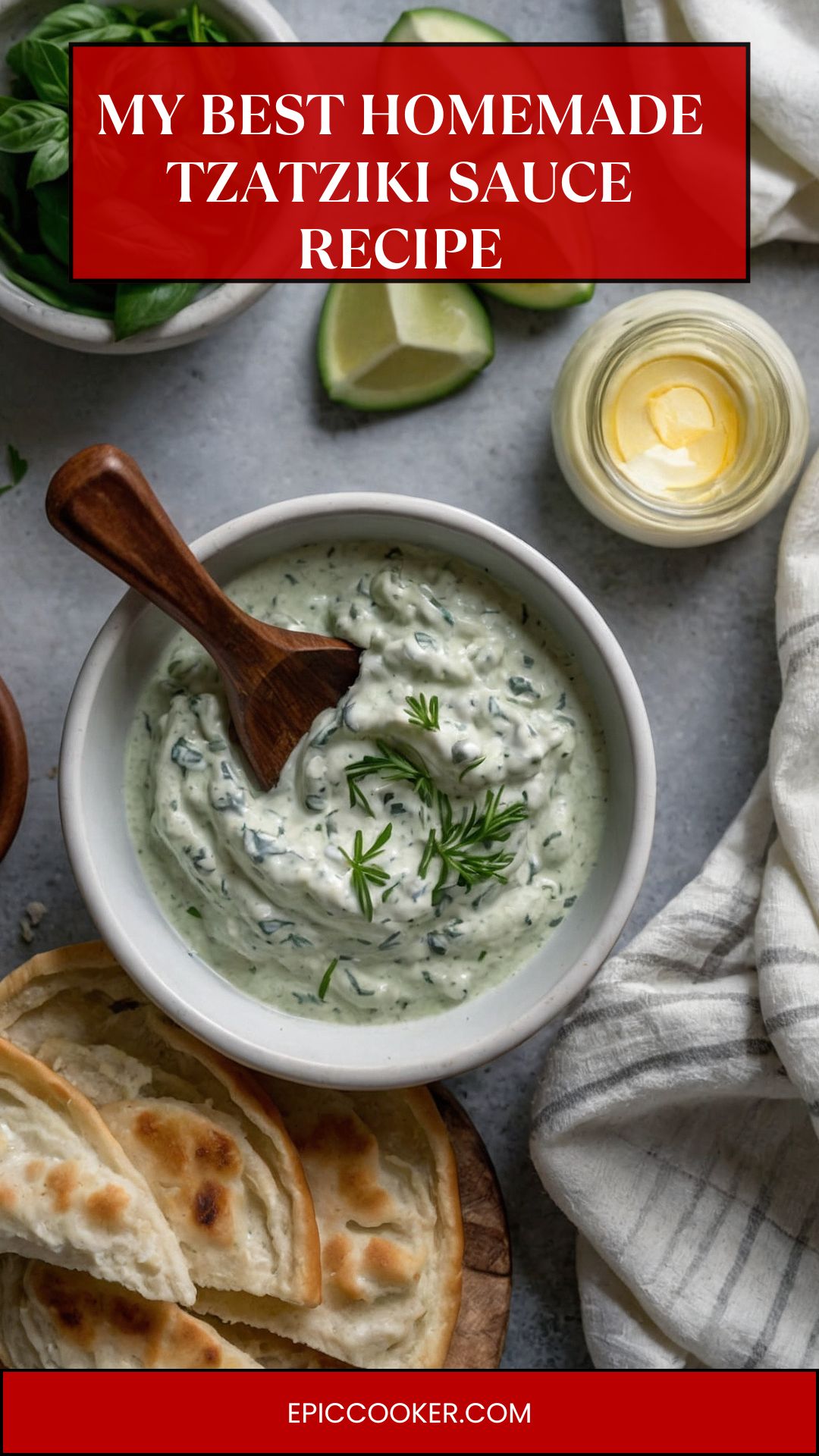 My Best Homemade Tzatziki Sauce Recipe