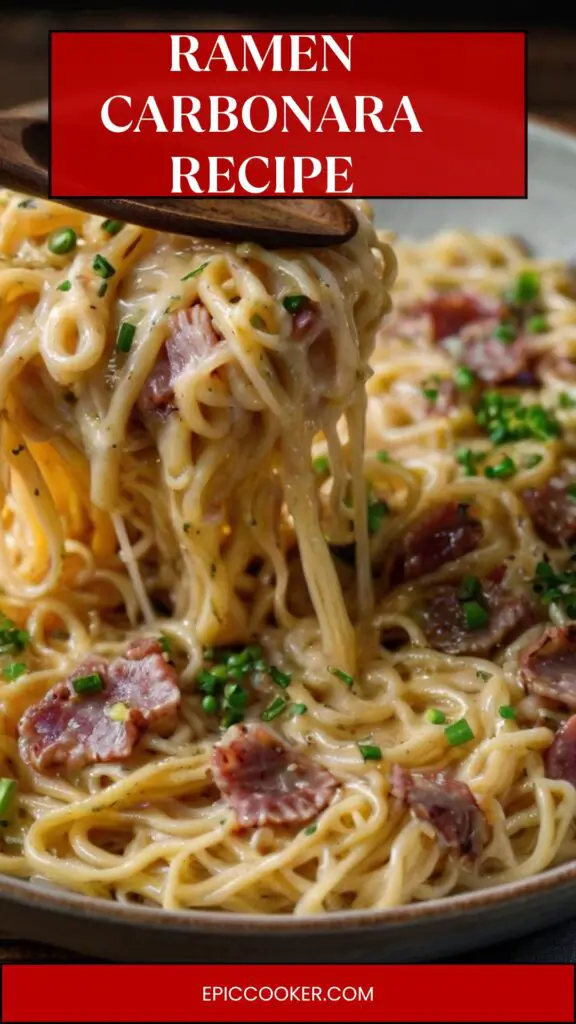 Ramen Carbonara Recipe Ramen Carbonara Recipe