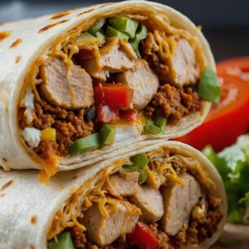 how to make chicken burritos